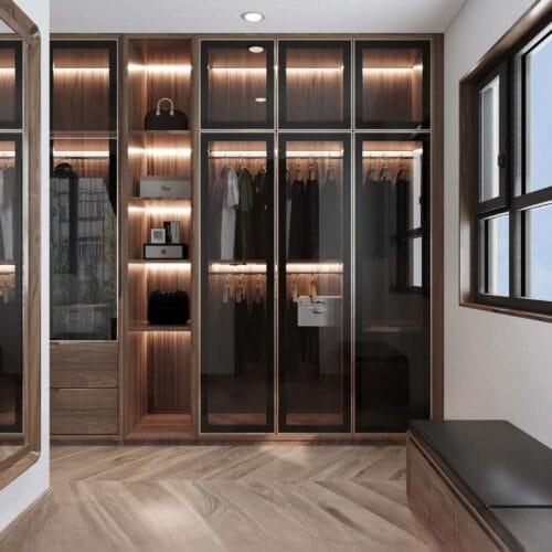 Tủ Áo Cánh Kính K81
