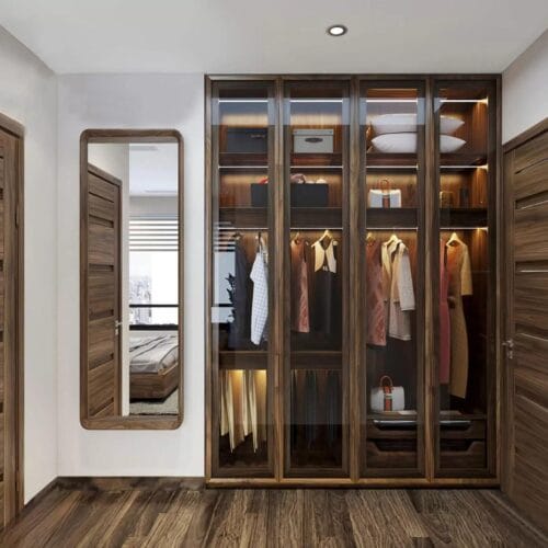 Tủ Áo Cánh Kính K83