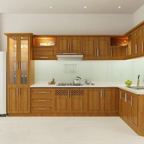 Tủ Bếp Gỗ Sồi BS-27
