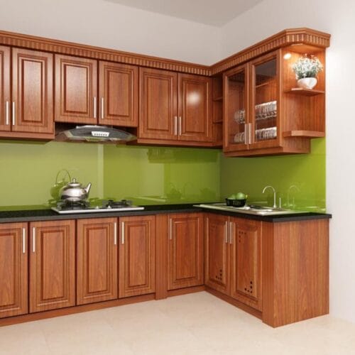 Tủ Bếp Gỗ Sồi BS-43