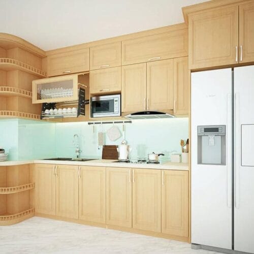 Tủ Bếp Gỗ Sồi BS-64