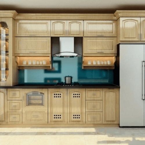 Tủ Bếp Gỗ Sồi BS-66