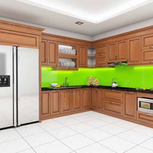 Tủ Bếp Gỗ Sồi BS-71