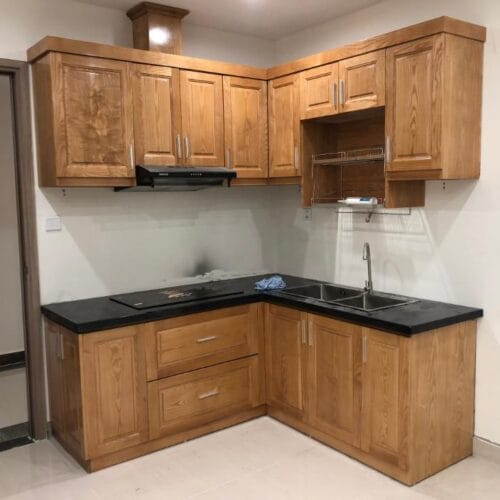 Tủ Bếp Gỗ Sồi BS-77