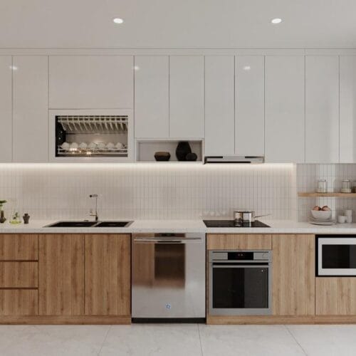 Tủ Bếp Melamine TBM04