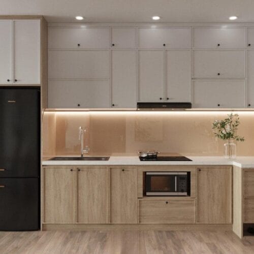 Tủ Bếp Melamine TBM08