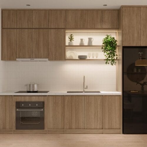 Tủ Bếp Melamine TBM09