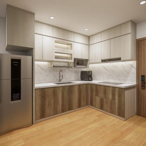 Tủ Bếp Melamine TBM10