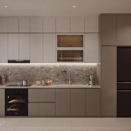 Tủ Bếp Melamine TBM20