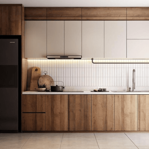 Tủ Bếp Melamine TBM33