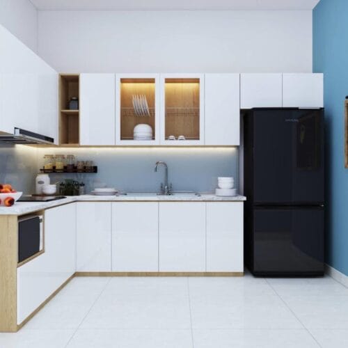 Tủ Bếp Melamine TBM35