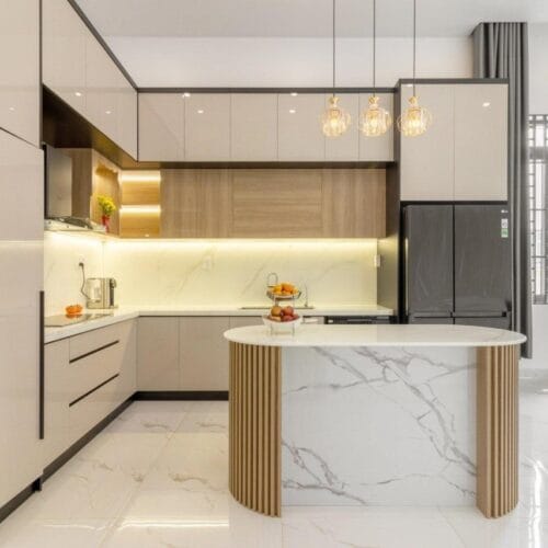 Tủ Bếp Melamine TBM37