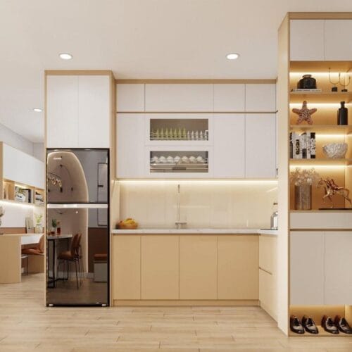 Tủ Bếp Melamine TBM38