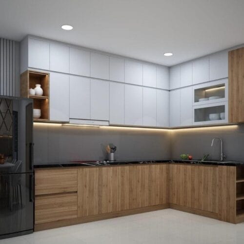 Tủ Bếp Melamine TBM43
