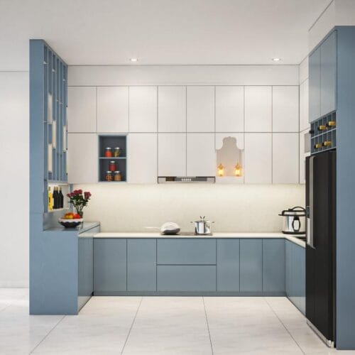 Tủ Bếp Melamine TBM45