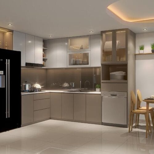 Tủ Bếp Melamine TBM46