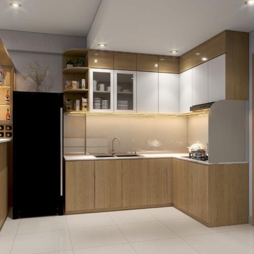 Tủ Bếp Melamine TBM47