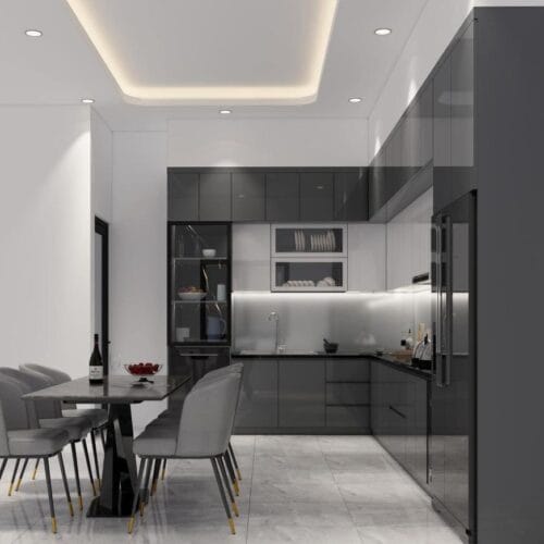 Tủ Bếp Melamine TBM49