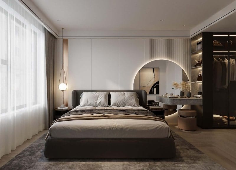 các kiểu sắp xếp phòng ngủ