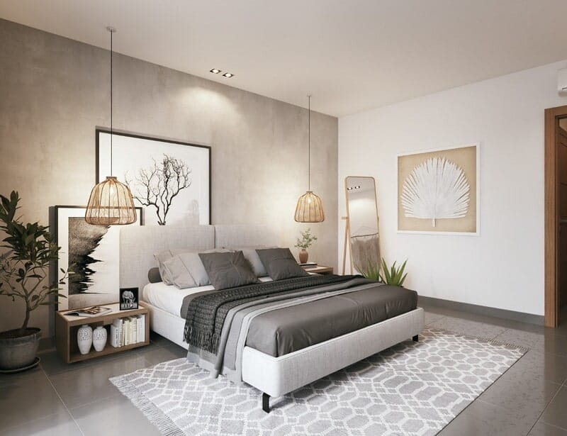kê giường ngủ quay đầu hướng nào tốt