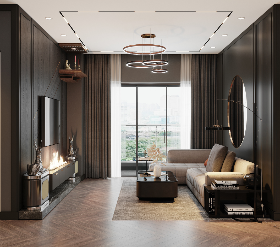 thiết kế nội thất căn hộ chung cư theo phong thủy