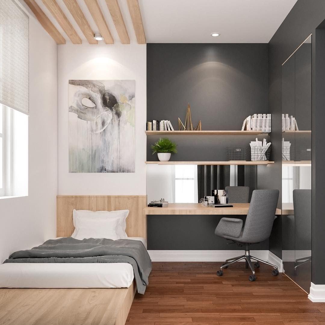 mẫu thiết kế phòng ngủ 5m2