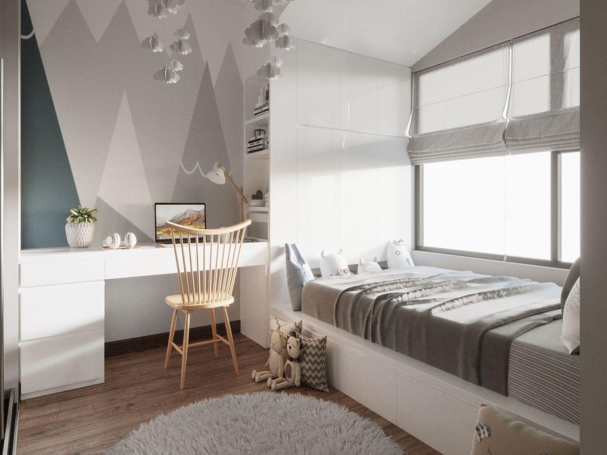 mẫu thiết kế phòng ngủ 5m2