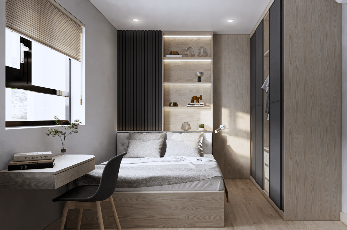  mẫu thiết kế phòng ngủ 5m2