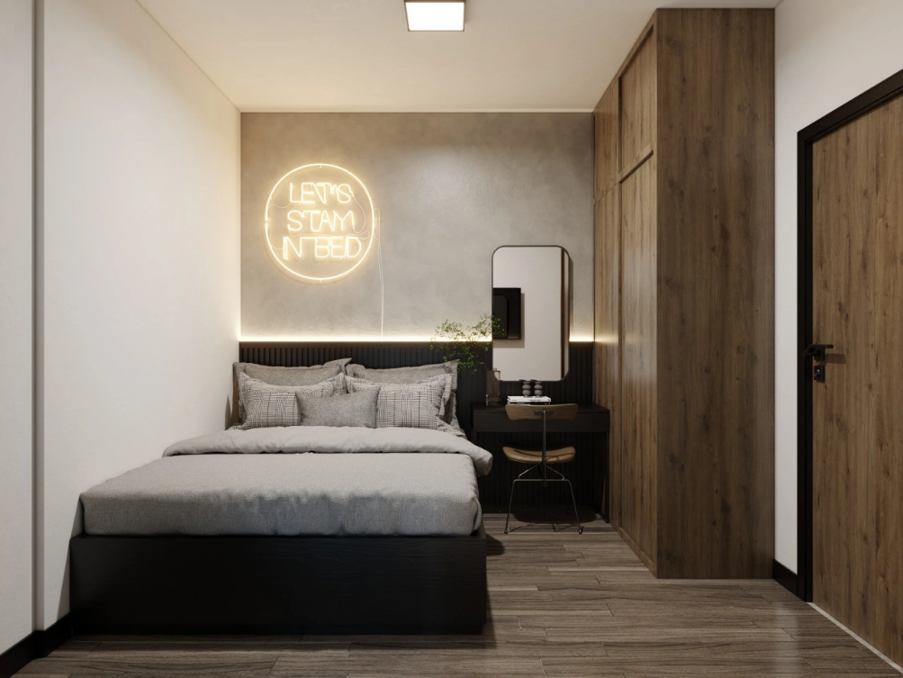 Alt: thiết kế phòng ngủ 8m2
