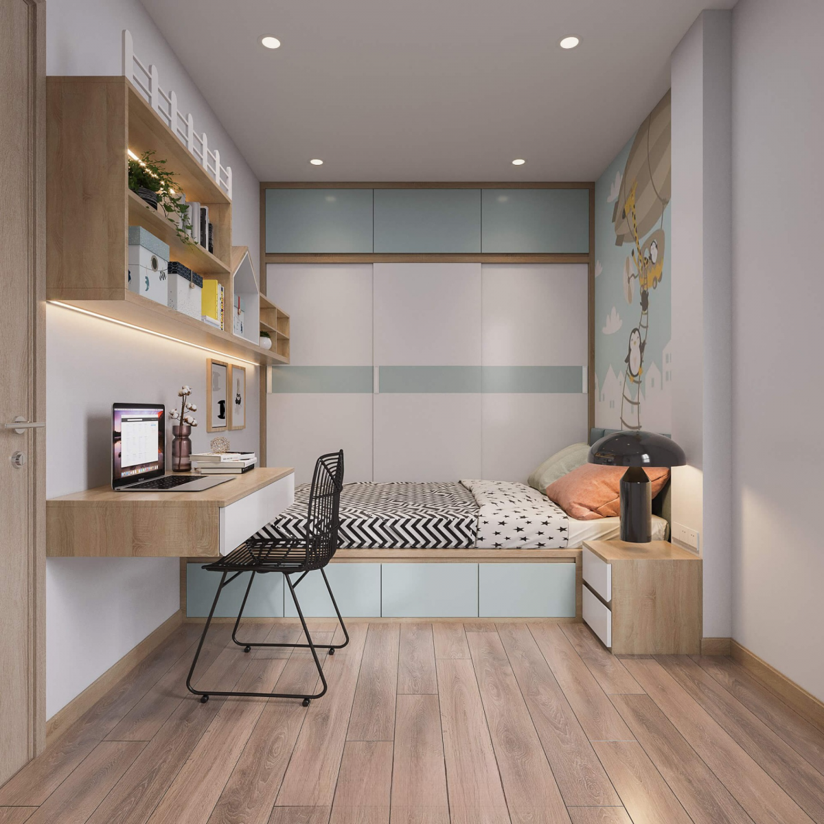 Thiết kế phòng ngủ 8m2