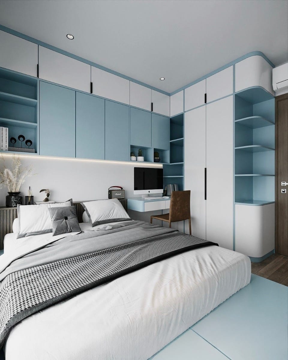 thiết kế phòng ngủ tiện nghi, đẳng cấp