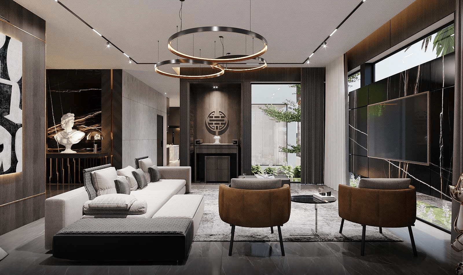 Alt: nội thất căn hộ chung cư 3 phòng ngủ