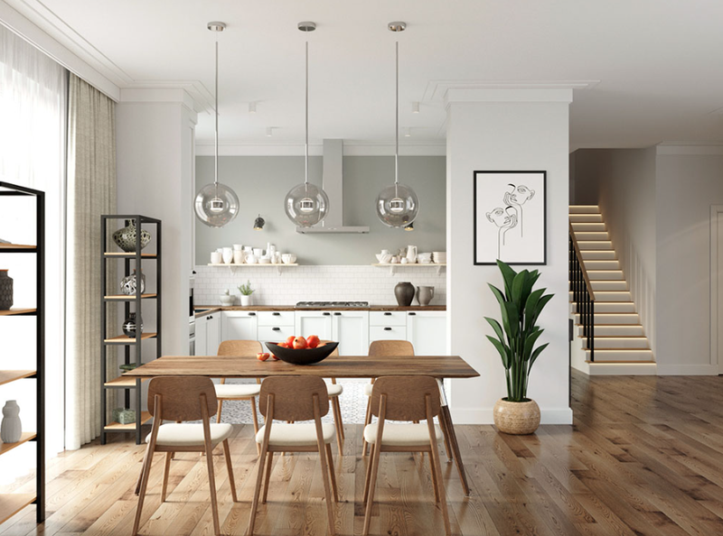 thiết kế nội thất nhà 4 tầng