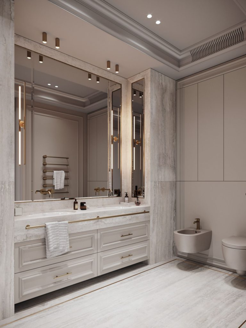 thiết kế nội thất nhà 4 tầng