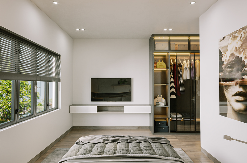 thiết kế nội thất nhà 4 tầng
