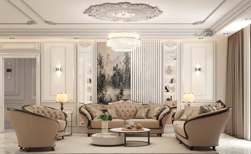 thiết kế nội thất nhà 4 tầng