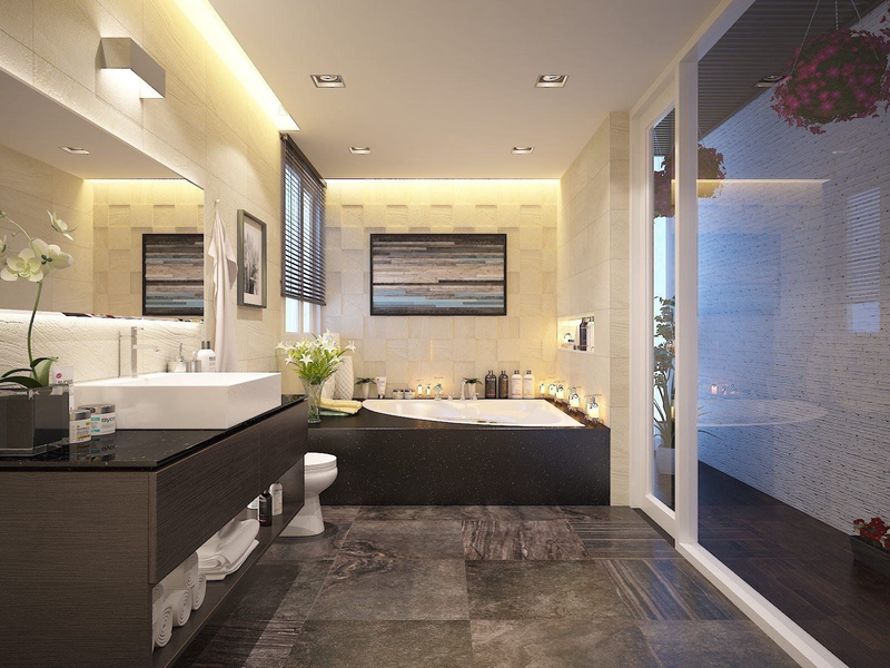 thiết kế nội thất nhà 4 tầng