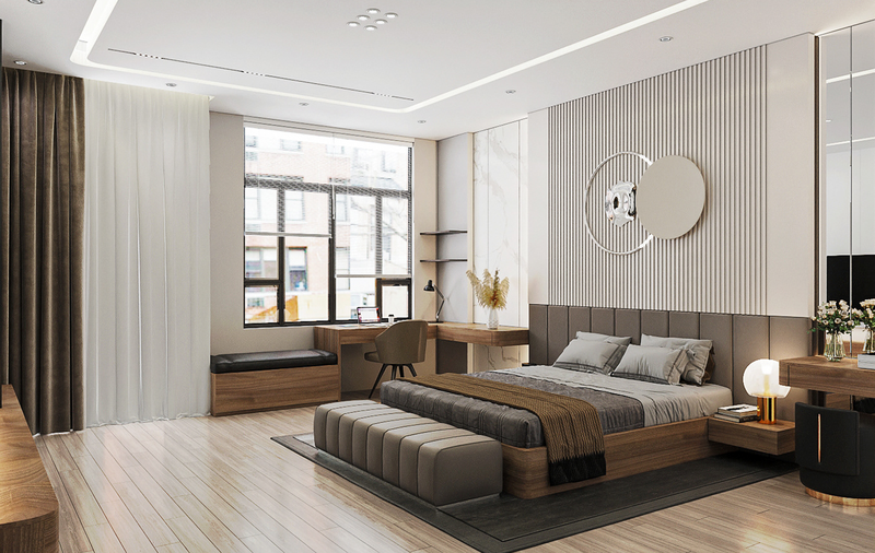 thiết kế nội thất nhà 4 tầng