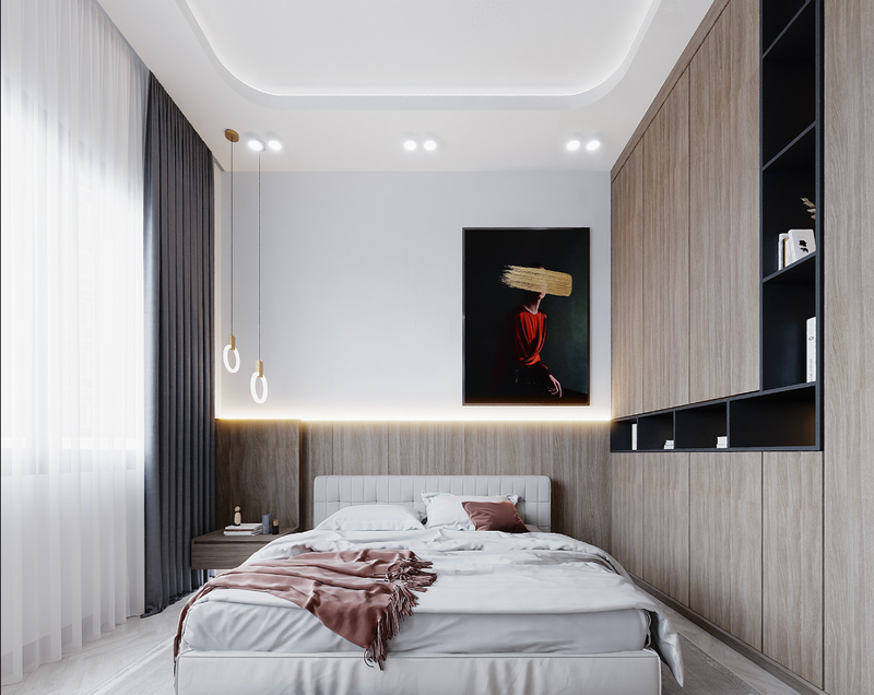 thiết kế nội thất nhà 4 tầng