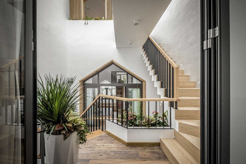 thiết kế nội thất nhà 4 tầng