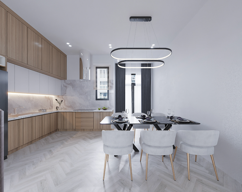 thiết kế nội thất nhà 4 tầng