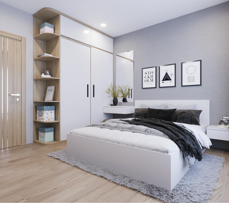 thiết kế phòng ngủ 15m2