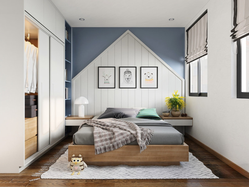 thiết kế phòng ngủ 15m2