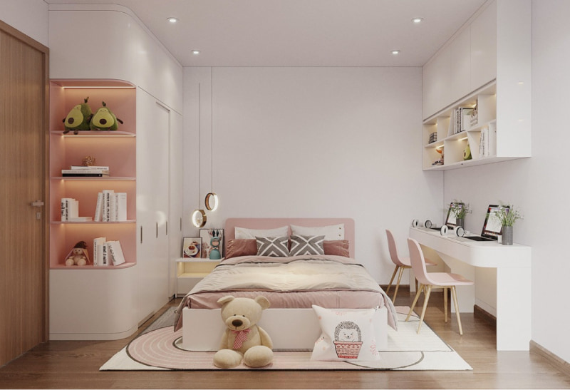 bố trí phòng ngủ 15m2