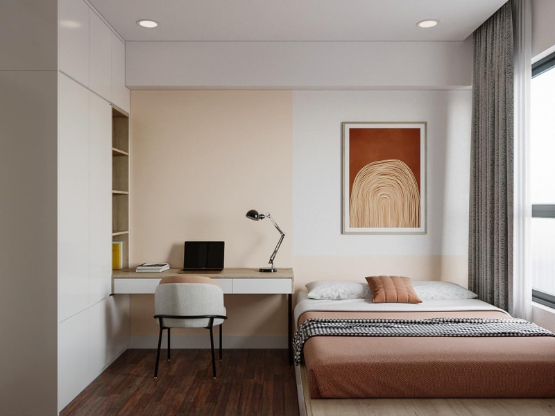 Bố trí phòng ngủ 15m2
