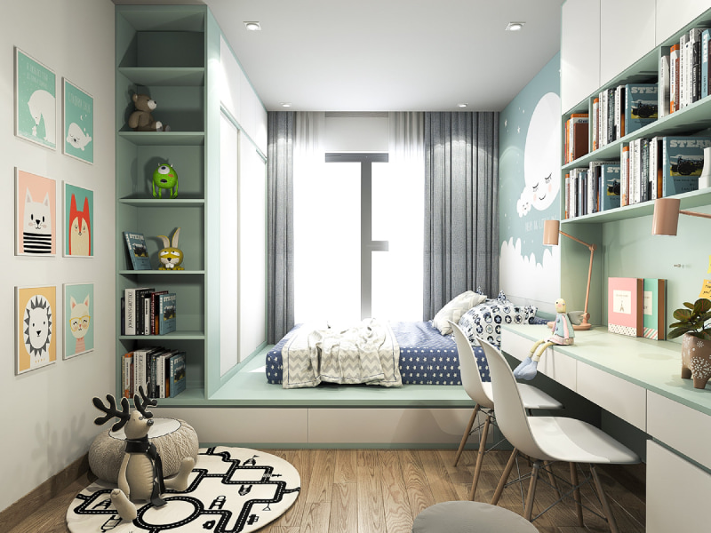 thiết kế phòng ngủ 15m2