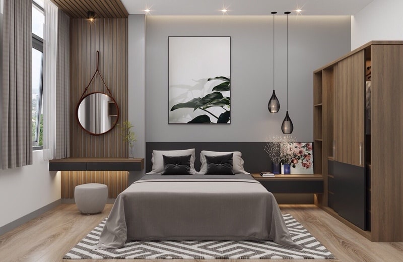 thiết kế phòng ngủ 15m2