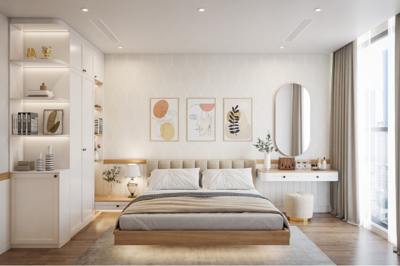 thiết kế phòng ngủ 15m2