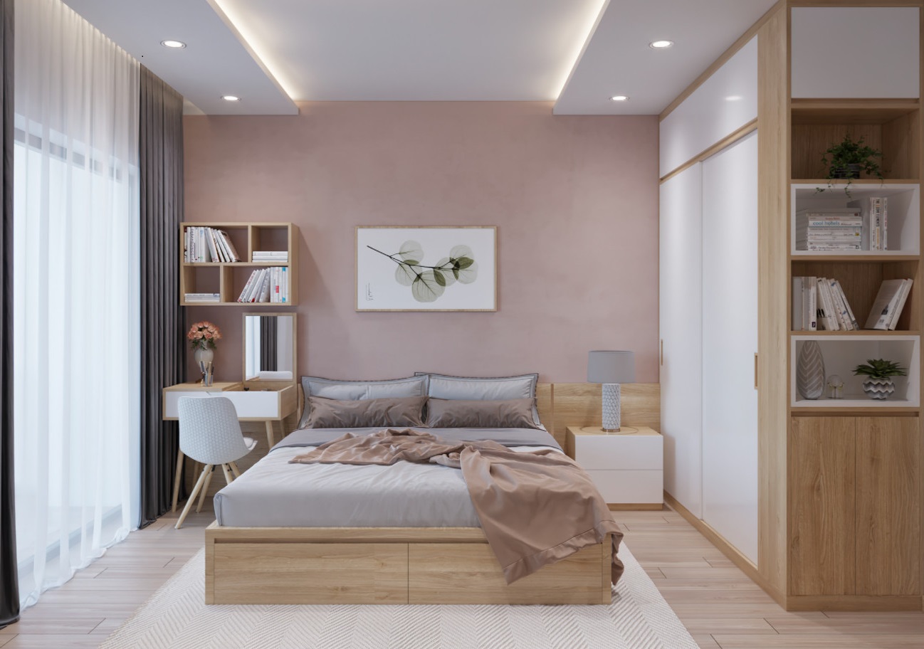thiết kế phòng ngủ 15m2