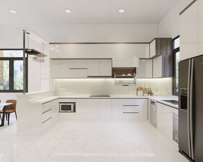 Thiết kế nhà bếp cấp 4